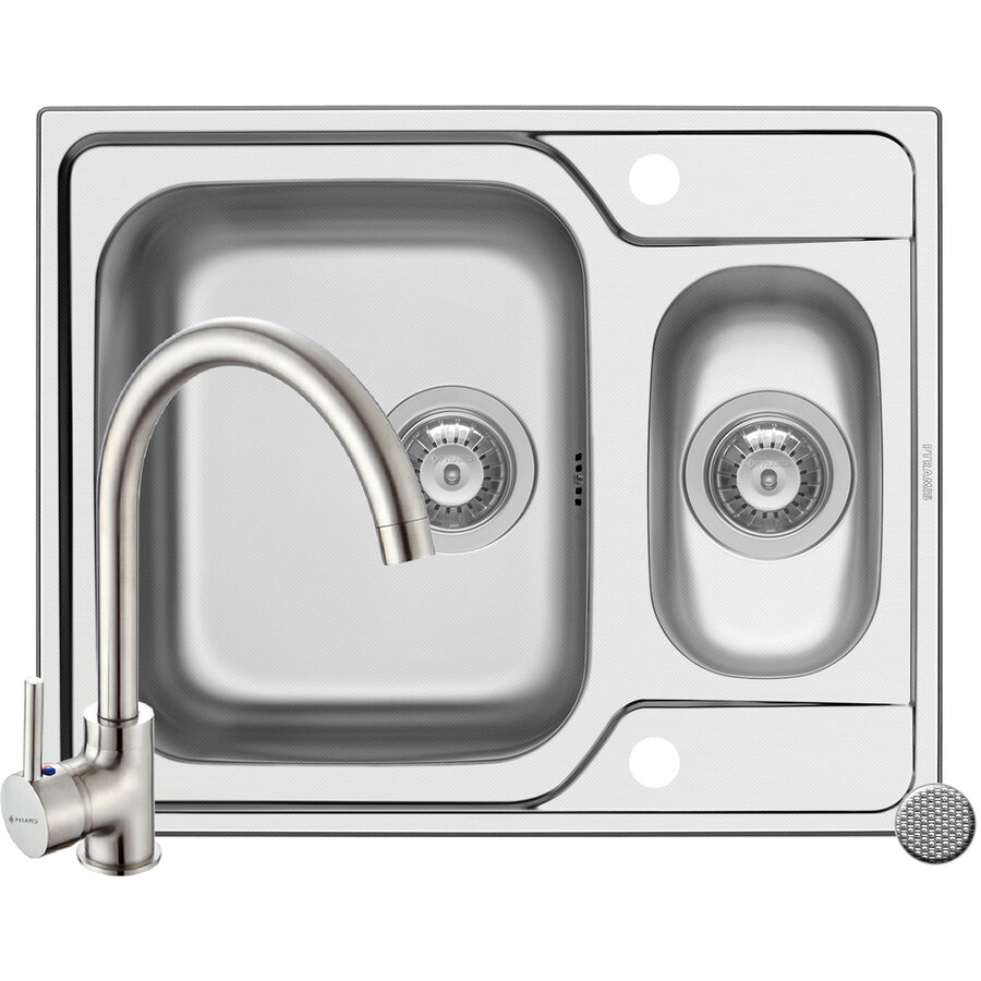 Chiuveta Fedra Extra 62 LN Baterie Bello Crom Inox