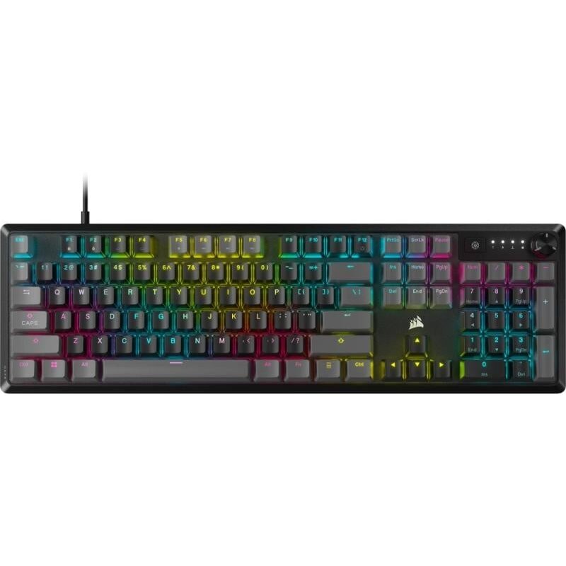 Tastatura Gaming cu Fir CR K70 CORE RGB CH-9109B1E-NA Switch-uri Corsair MLX Red Negru
