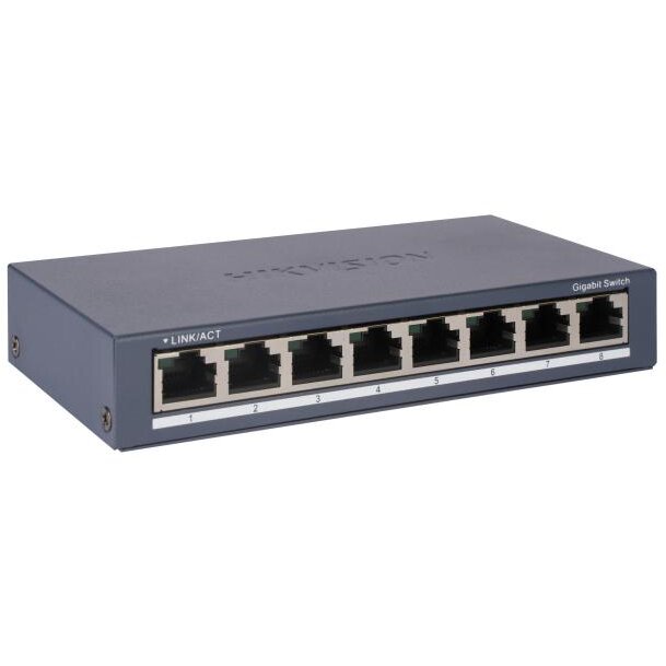 Switch DS-3E0508-O fara Management 8x Gigabit RJ45 Gri