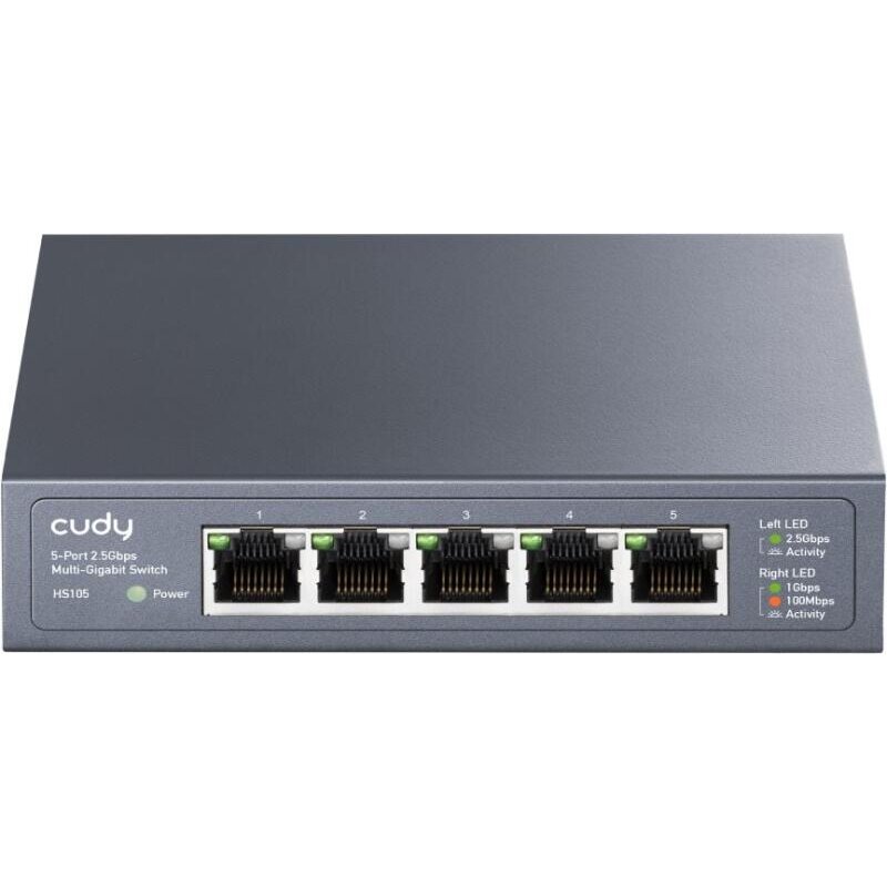 Switch HS105 5 Porturi 2.5G RJ45 Gri