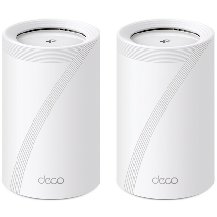 Sistem Wireless Mesh Deco BE65 BE9300 x2 buc. 	Wi-Fi 7   Tri-Band 574 + 2880 + 5760 Mbps  Alb