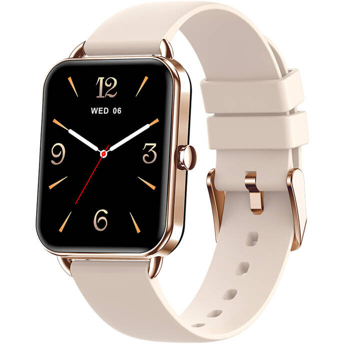 Smartwatch P20, 235 mAh, Bluetooth 5.2, Gold