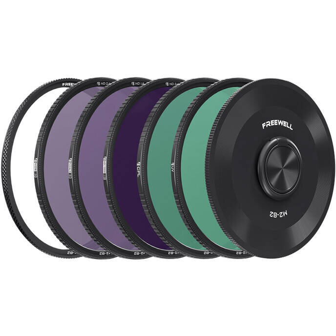 Accesoriu Camera Video Actiune M2 Series ND8/ND64/ND1000/CPL/UV pentru camera foto/video, 82mm, Negru