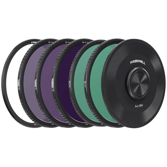 Accesoriu Camera Video Actiune M2 Series ND8/ND64/ND1000/CPL/UV pentru camera foto/video, 77mm, Negru