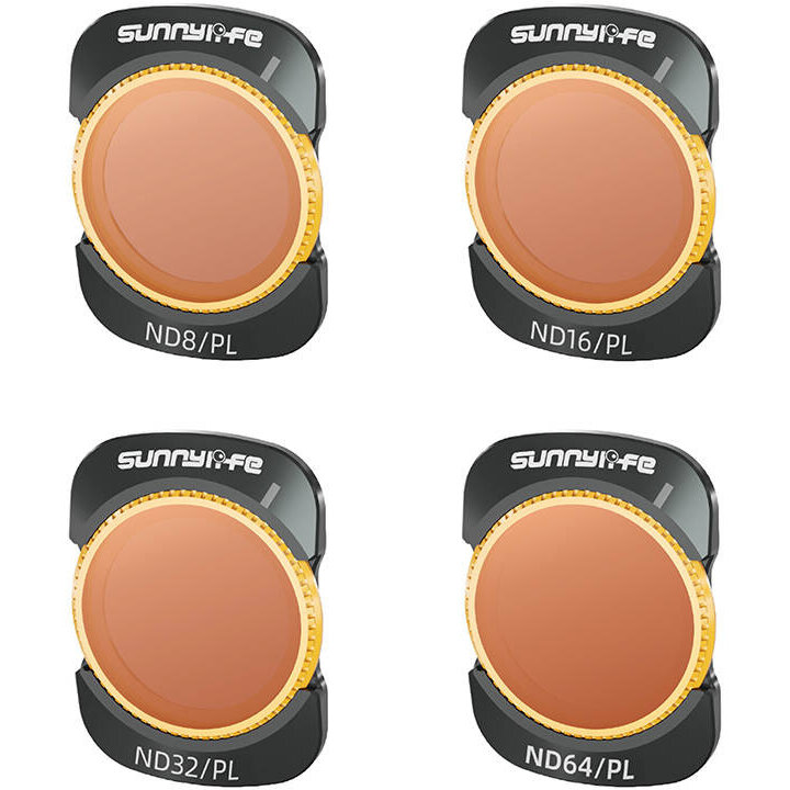 Accesoriu Camera Video Actiune PL ND8/ND16/ND32/ND64 compatibil cu DJI Osmo Pocket 3, Negru