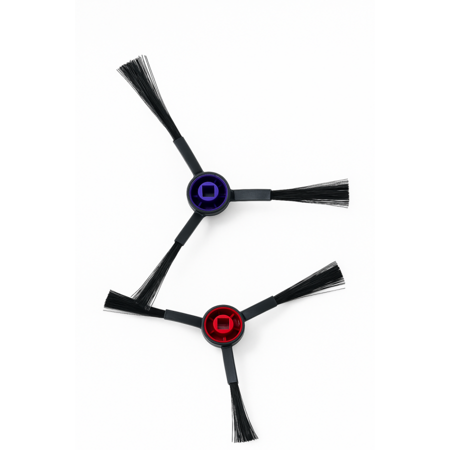 Set Perii Laterale pentru Robot Aspirator HRVC-MAI52BK si HRVC-MAI52DSBK 2 Bucati Negru