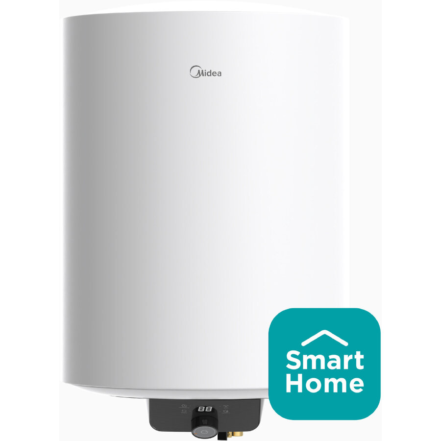 Boiler Electric Seria Lume D50-15EFG Model Cilindric  50L Control Electronic Wifi 1500W Alb