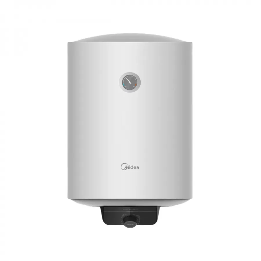 Boiler Electric Midea Seria Lume D50-15FG Model Cilindric 50L Control Mecanic 1500W Alb