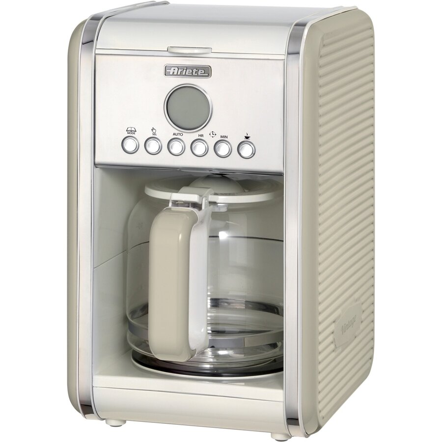 Cafetiera American Vintage filter machine (cream 4-12 cups)