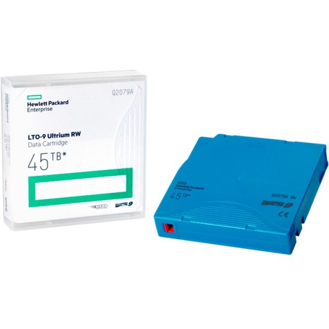 Hewlett Packard Enterprise LTO9 Medium 45 TB, streamer medium (blue)