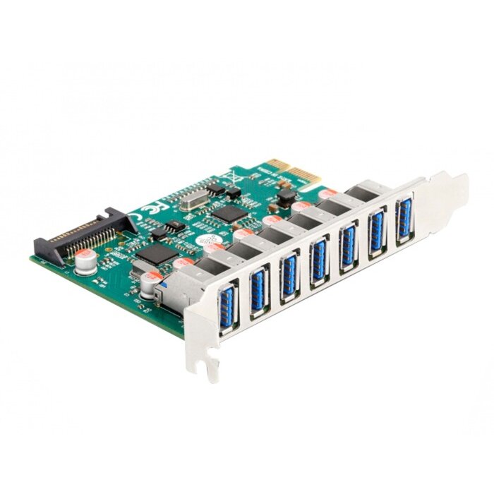 Controller PCI Express x1 Card 7 x External USB 5 Gbps Type-A Socket USB