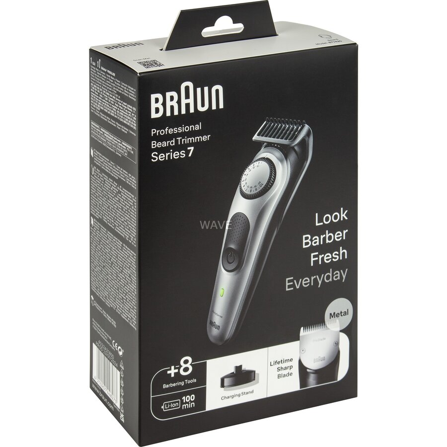 Pro Beard Trimmer 7 BT7420, beard trimmer (grey)