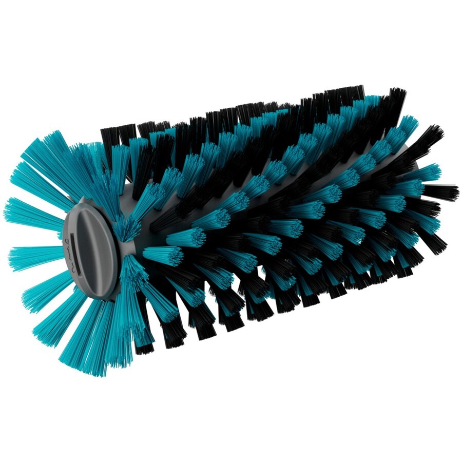 roller brush medium, for cordless multi-cleaner AquaBrush, washing brush (grey/turquoise, for sensitive surfaces)