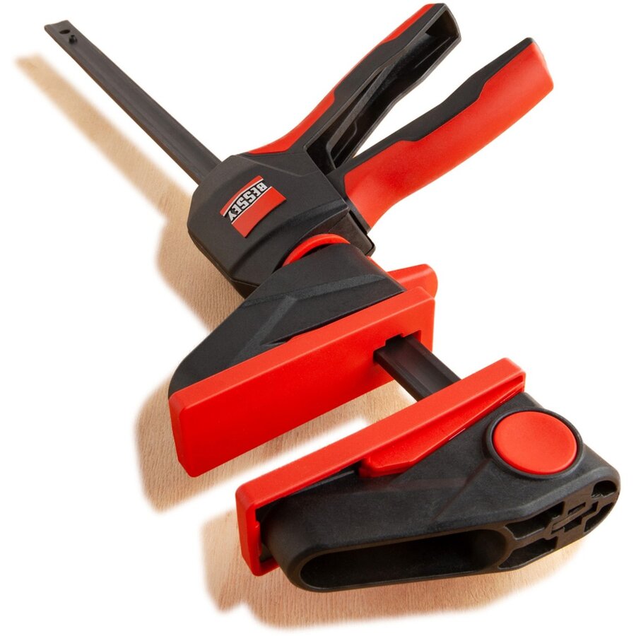 one-hand clamp with rotating handle EZ360-30 (black/red, 300 / 80)