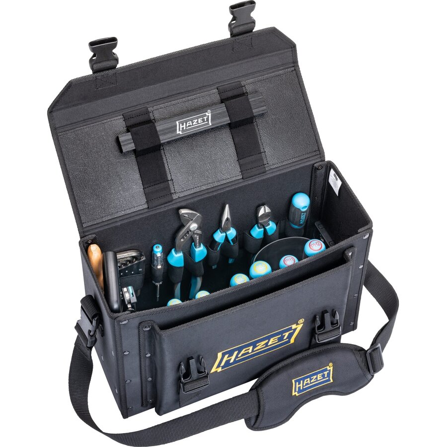 tool bag small, equipped 191T-1/51, tool set (black, with 51 professional tools)