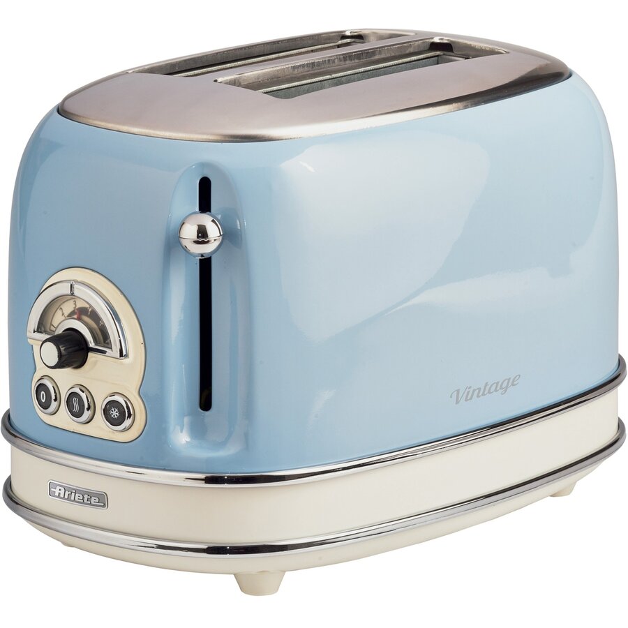 Prajitor de paine Vintage Toaster 155 (light blue 810 watts for 2 slices of toast)