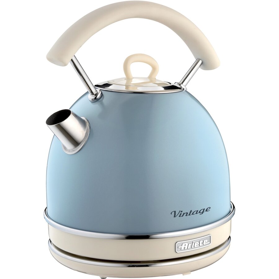 Vintage Kettle Blue, round (light blue, 2,000 watts, 1.7 liters)