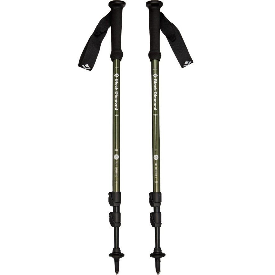 Black Diamond Trekking Poles Explorer 3, fitness equipment (black, 1 pair, 100 to 140 cm)