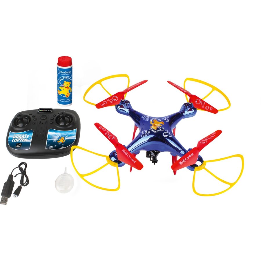 Jucarie RC Quadrocopter Bubblecopter (blue)