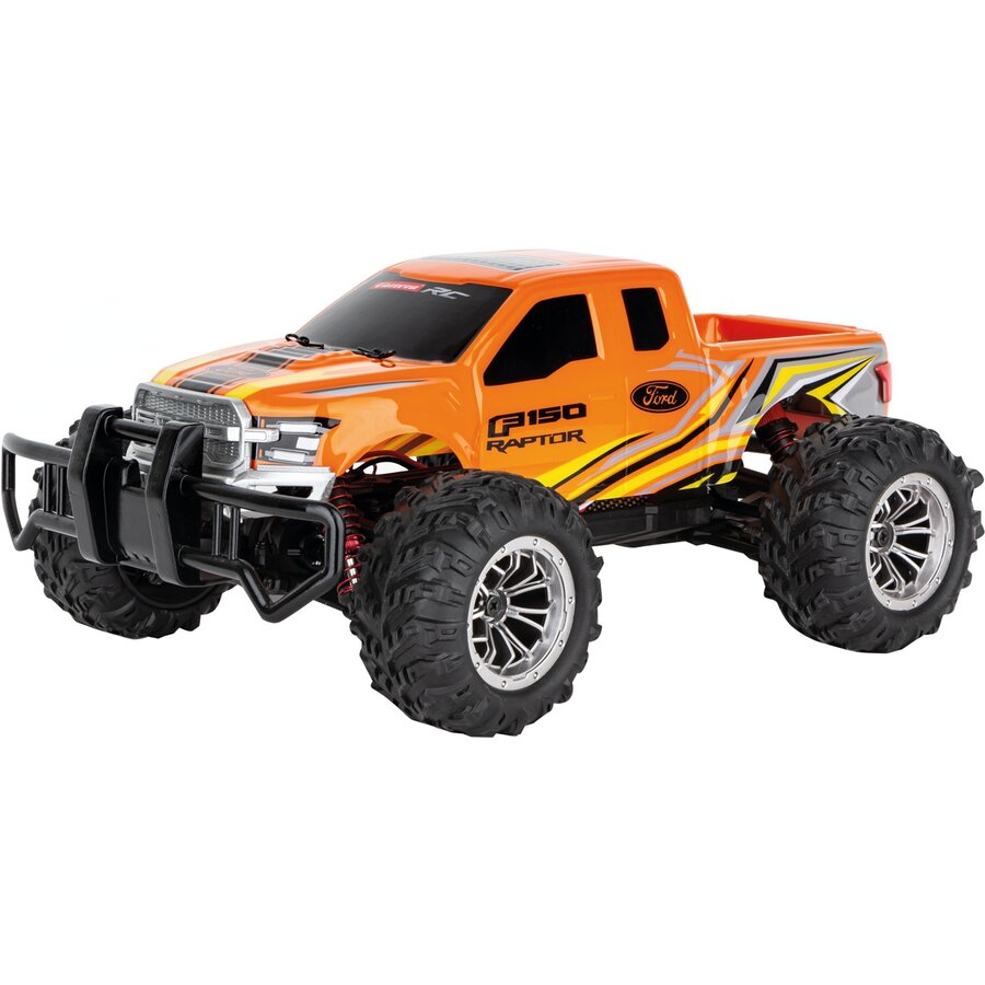 Jucarie 2.4GHz Ford F-150 Raptor, RC (orange/yellow)