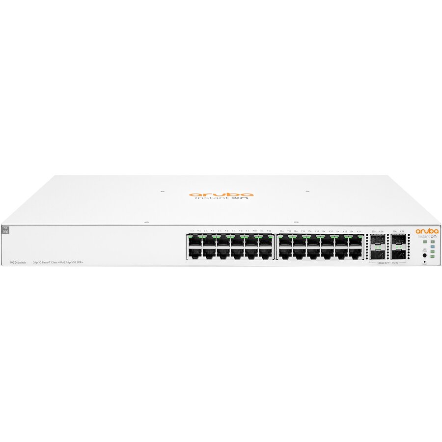 Hewlett Packard Enterprise Aruba Instant On 1930 24G 195W PoE 4SFP+, Switch