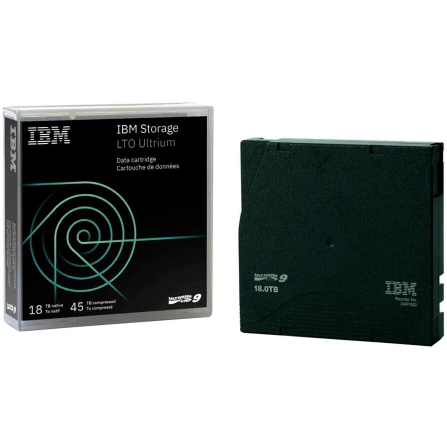 Hard disk LTO9 Medium 45 TB, streamer medium (black)