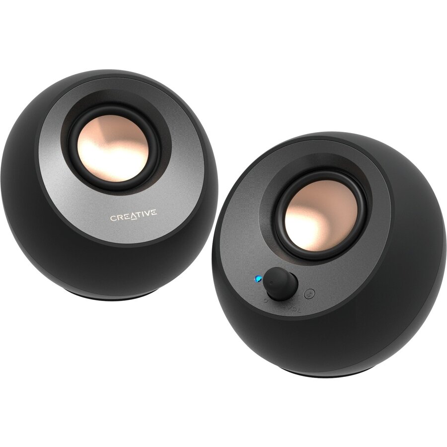 Creative Pebble V3, PC speakers (black, Bluetooth, USB-C, jack)