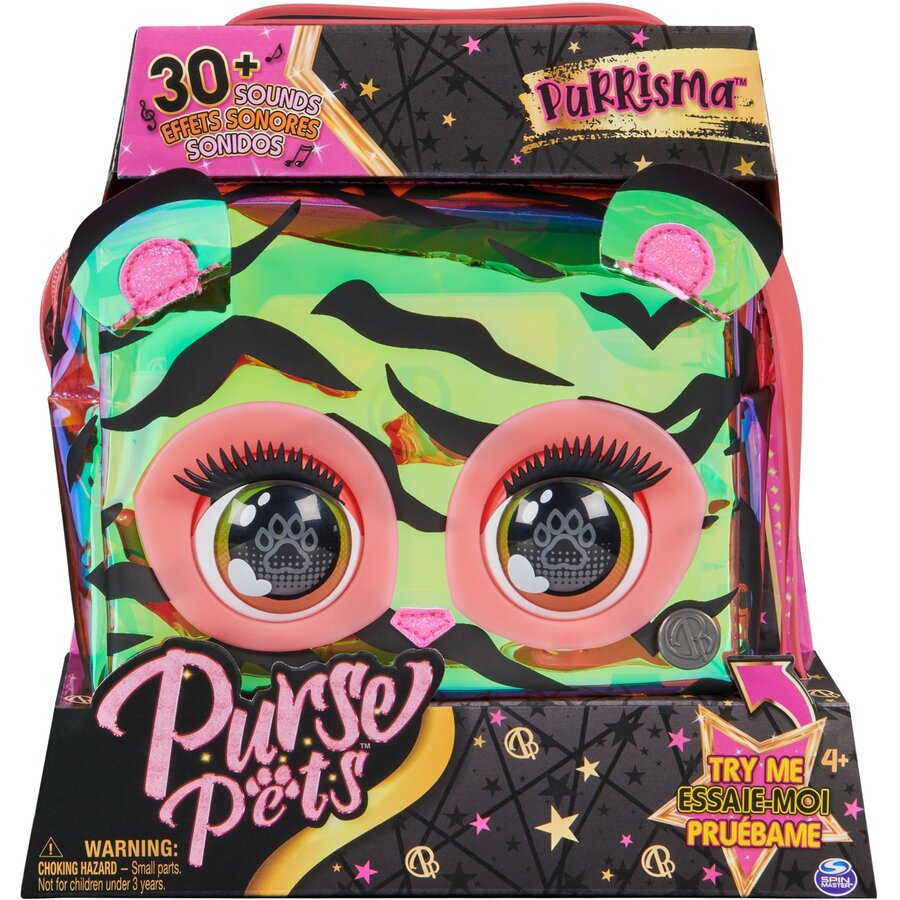 Spin Master Purse Pets Holographic Tiger, Bag (Multi-Colour)