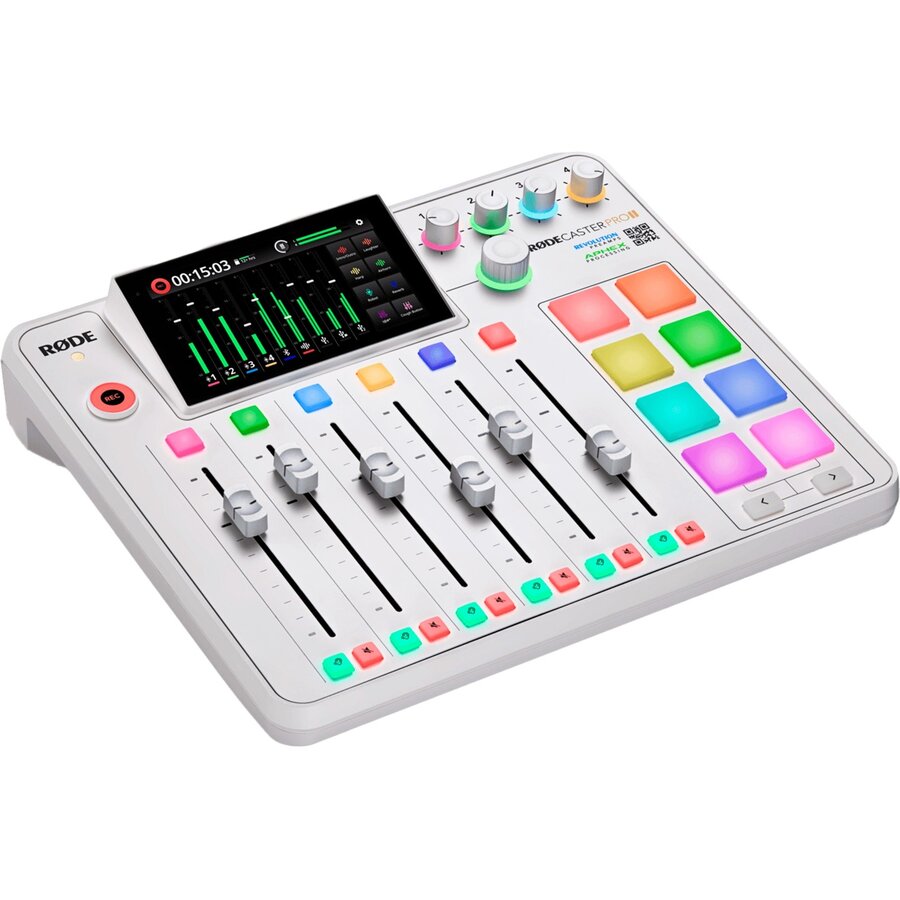 Rode Microphones RDECaster Pro II , mixer (white, USB-C, jack, XLR)