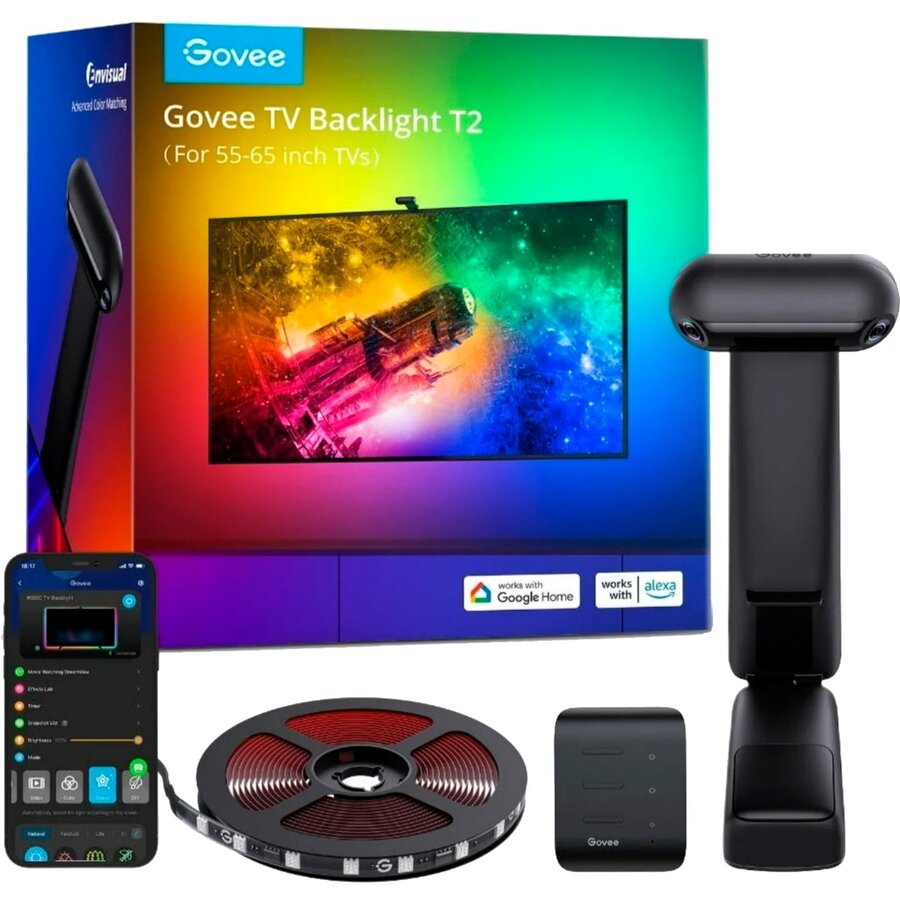 Banda LED Envisual TV Backlight T2, LED Strip (for 55”- 65” TVs, 3.6 meters)