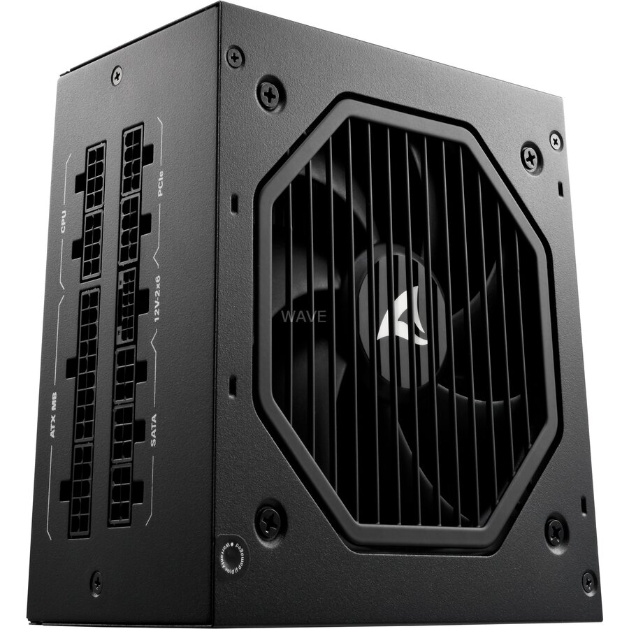 Sursa Rebel P20 750W, PC power supply (black, 1x 12 pin high power connector, 4x PCIe, cable management, 750 watts)