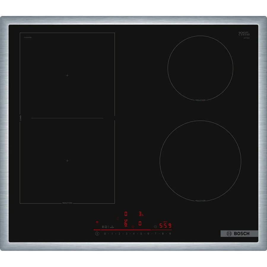 Plita PVS64RHB1E Series 6 independent hob (black/stainless steel 60 cm)