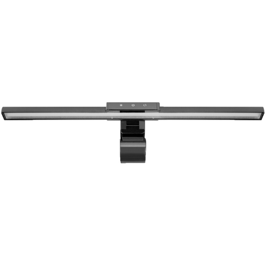 LED monitor light with clamp attachment, LED light (black)