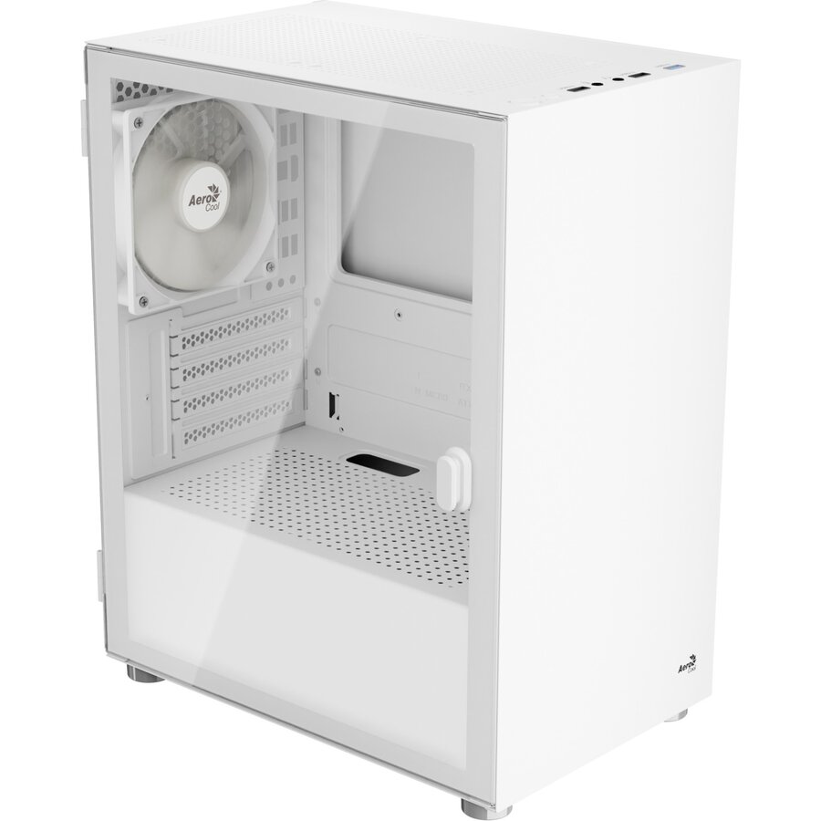 Carcasa CS-111-G-WT-v1, tower case (white, tempered glass)