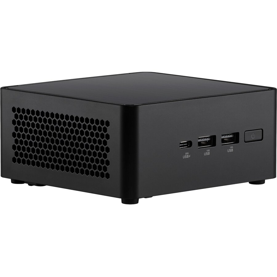 Barebone NUC 14 Pro NUC14RVHV5 Core Ultra 5 135H 4.6GHz Meteor Lake no RAM no Storage Arc Graphics Wi-Fi Bluetooth HDMI no OS Negru