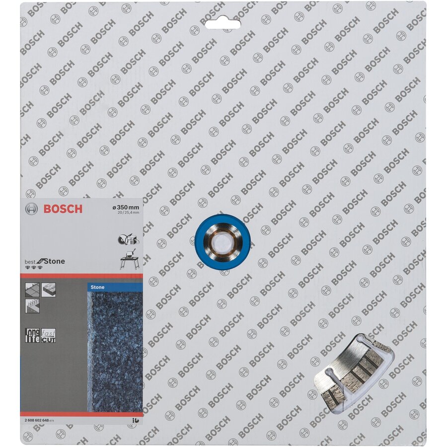 Bosch diamond cutting disc Best for Stone, 350mm (bore 20 / 25.4mm)