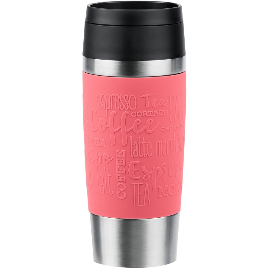 TRAVEL MUG Classic thermo mug (coral/stainless steel, 0.36 liters)