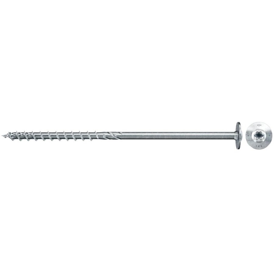 wood construction screw PowerFast II 10.0x100 flat head TX (50 pieces, partial thread, galvanized)