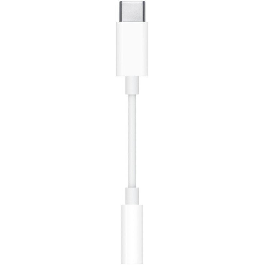 GPS USB headphone adapter, USB-C plug > 3.5mm jack socket (white, for headphones)