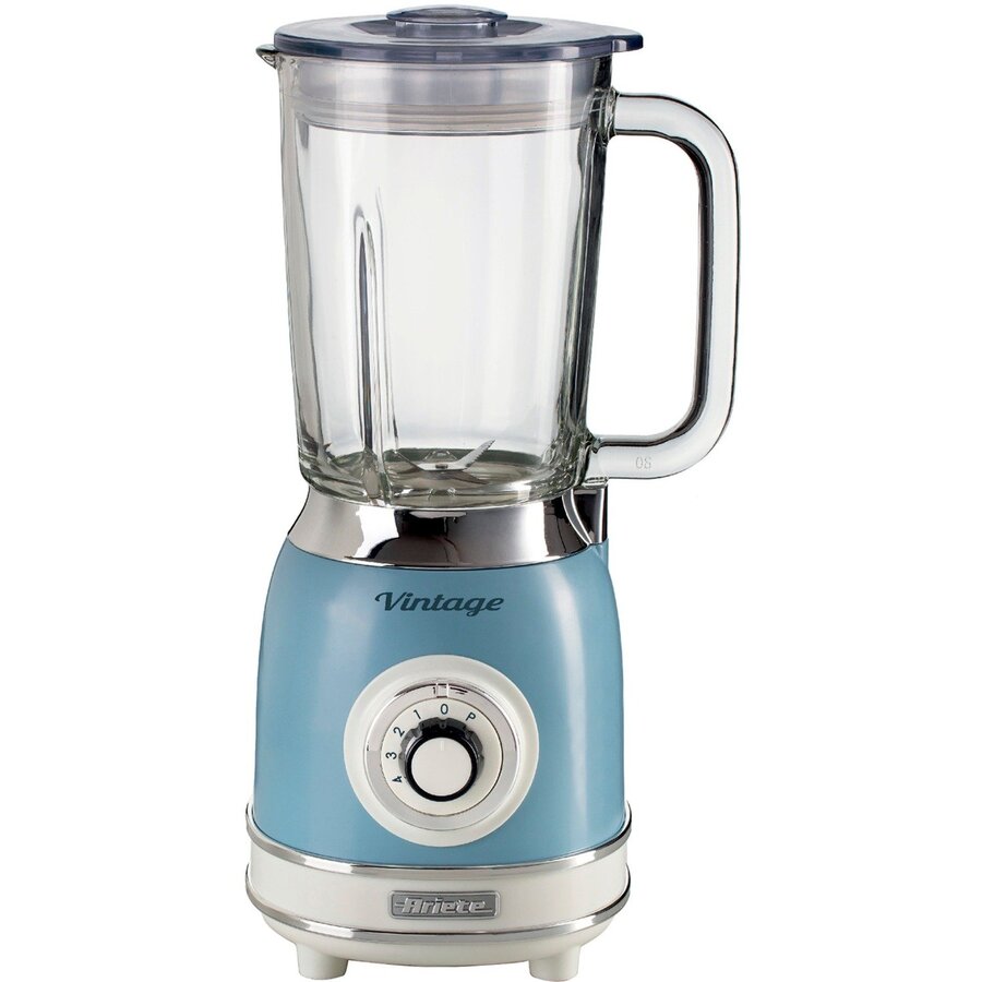 Stand Mixer Vintage blue, glass cup (light blue, 1,000 watts)