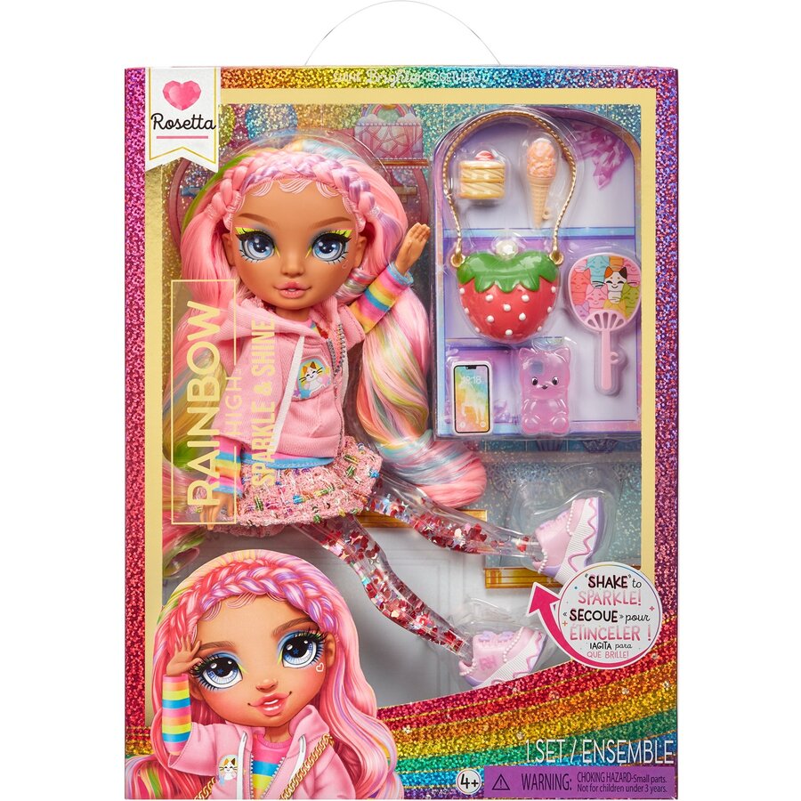 MGA Entertainment Rainbow High Rainbow High Sparkle & Shine Fashion Doll - Rosetta, doll