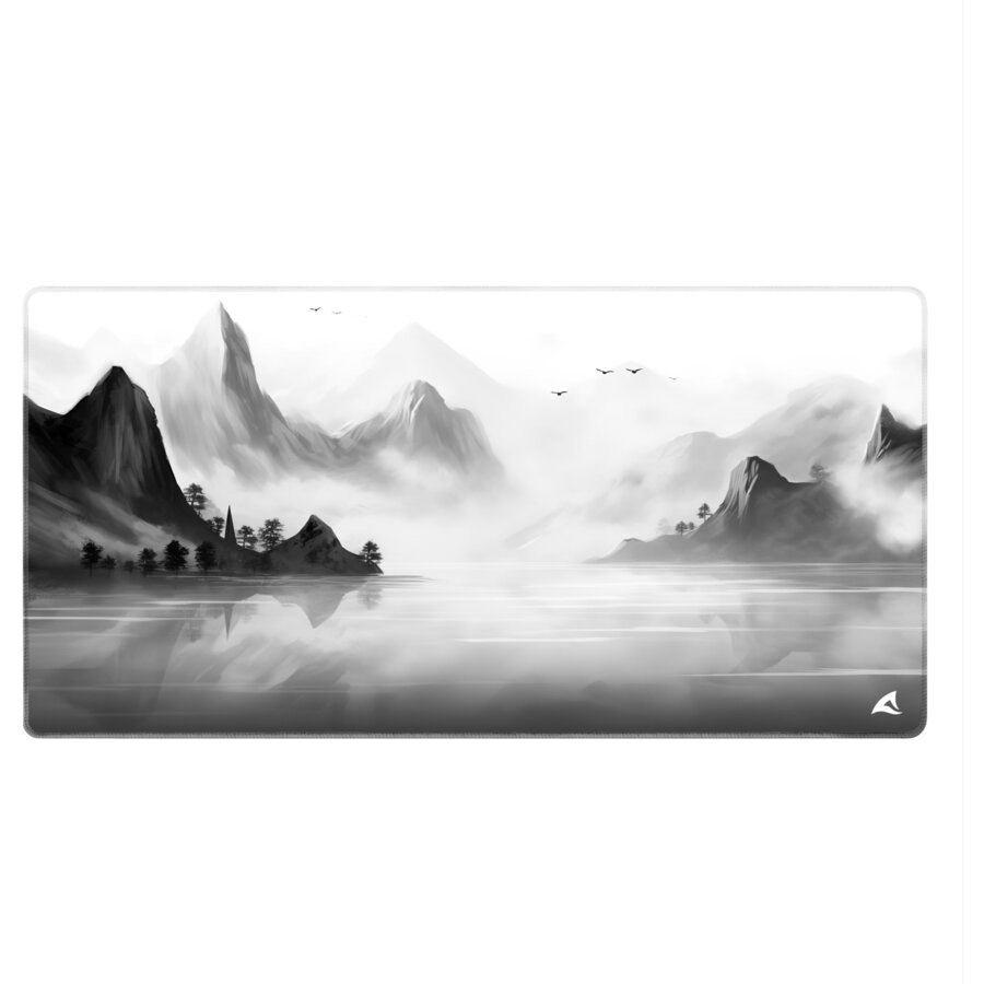 Mousepad SKILLER SGP40 D9, gaming mouse pad (white/black)