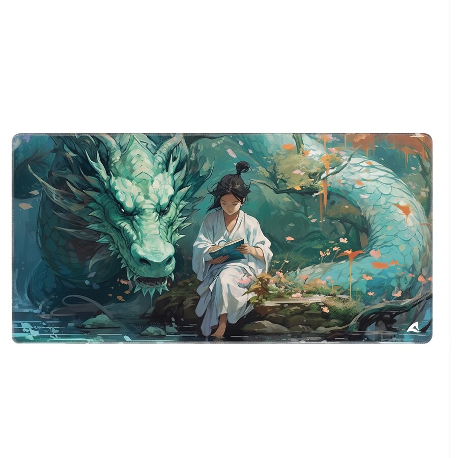 Mousepad SKILLER SGP40 D8, gaming mouse pad (teal/multi-colored)