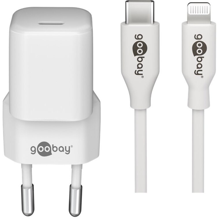 GPS Apple Lightning / USB-C PD charging set 30 watts, charger