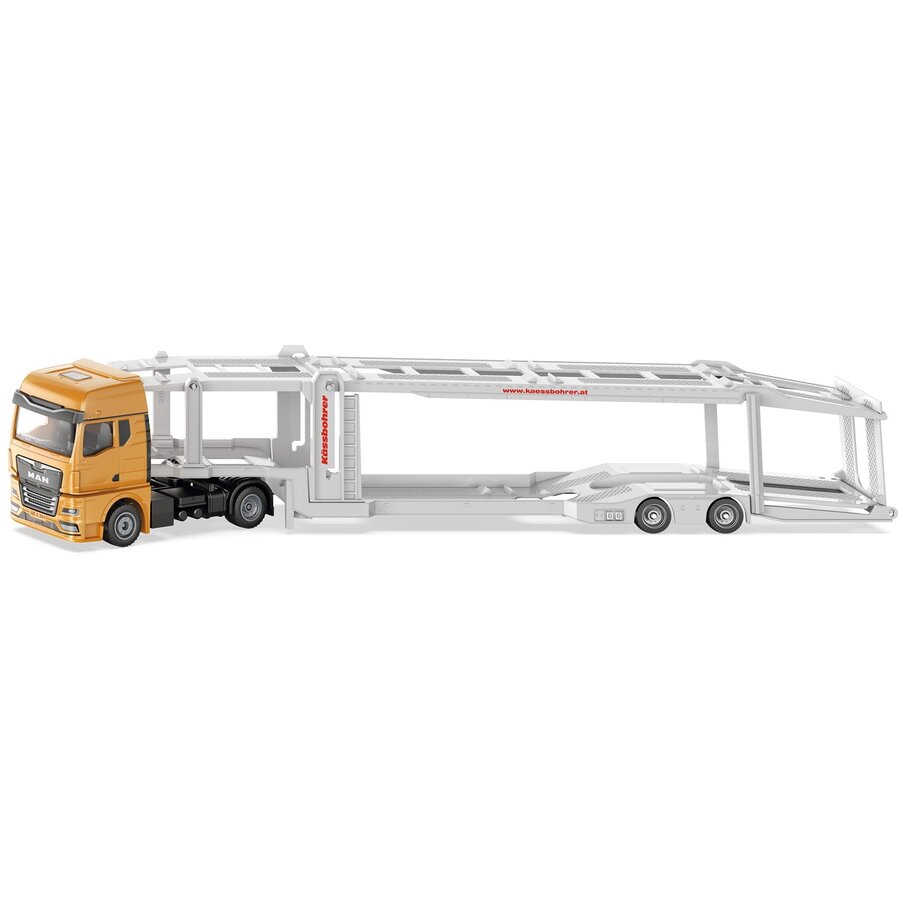 Jucarie SUPER MAN car transporter, model vehicle (blue/white)