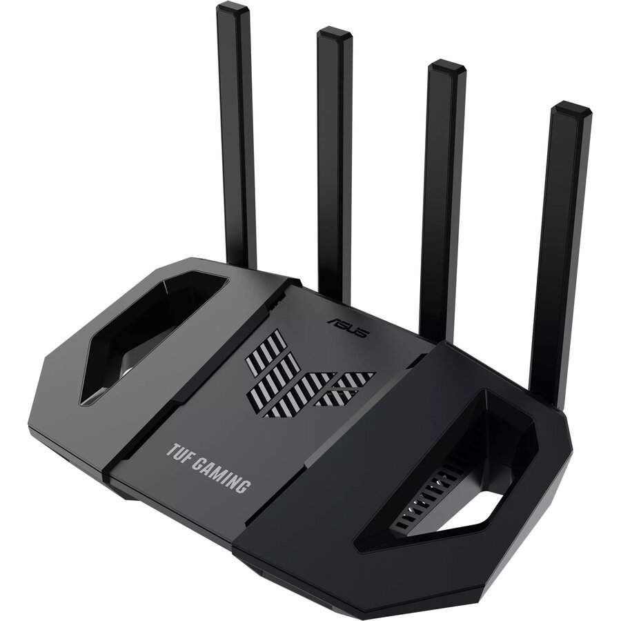 Router Wireless Router wireless ASUS TUF-BE3600, Wi-Fi 7, 4 antene, dual, negru, 1000/2500 Mbit/s - imagine 2