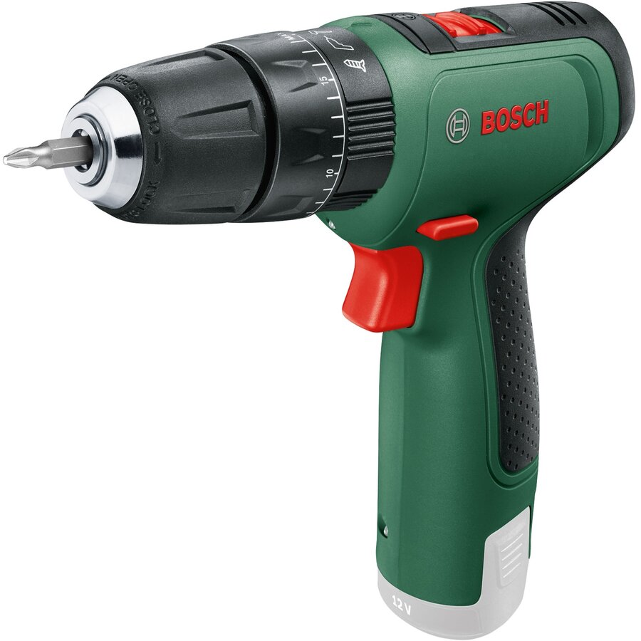 Bosch Powertools Cordless Impact Drill EasyImpact 1200 solo (green/black, without battery and charger)