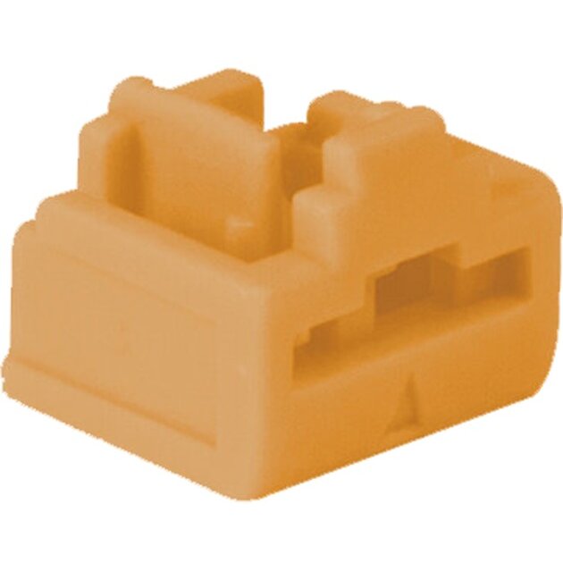 Port Lock Rj45  without Key 20pcs Code Orange