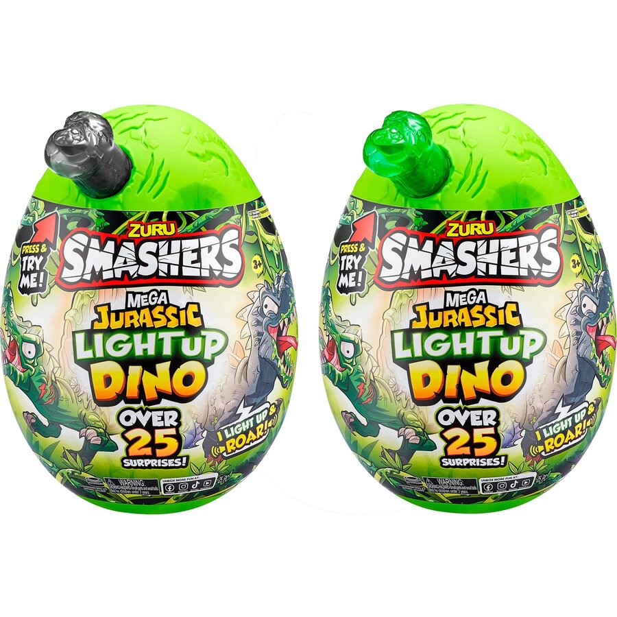 Jucarie Smashers - Jurassic Light Up Dino Egg Series 1, Toy Figure (Assorted Item)