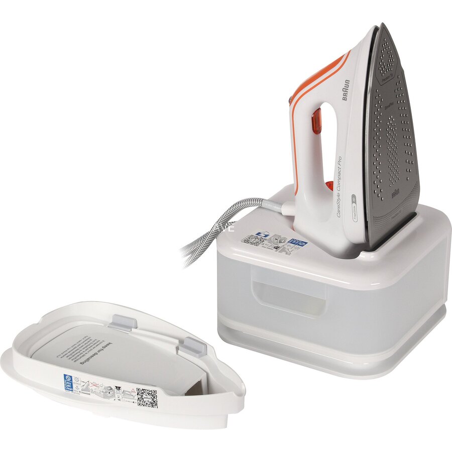 Braun CareStyle Compact Pro IS 2561 WH, steam ironing station (white/orange)